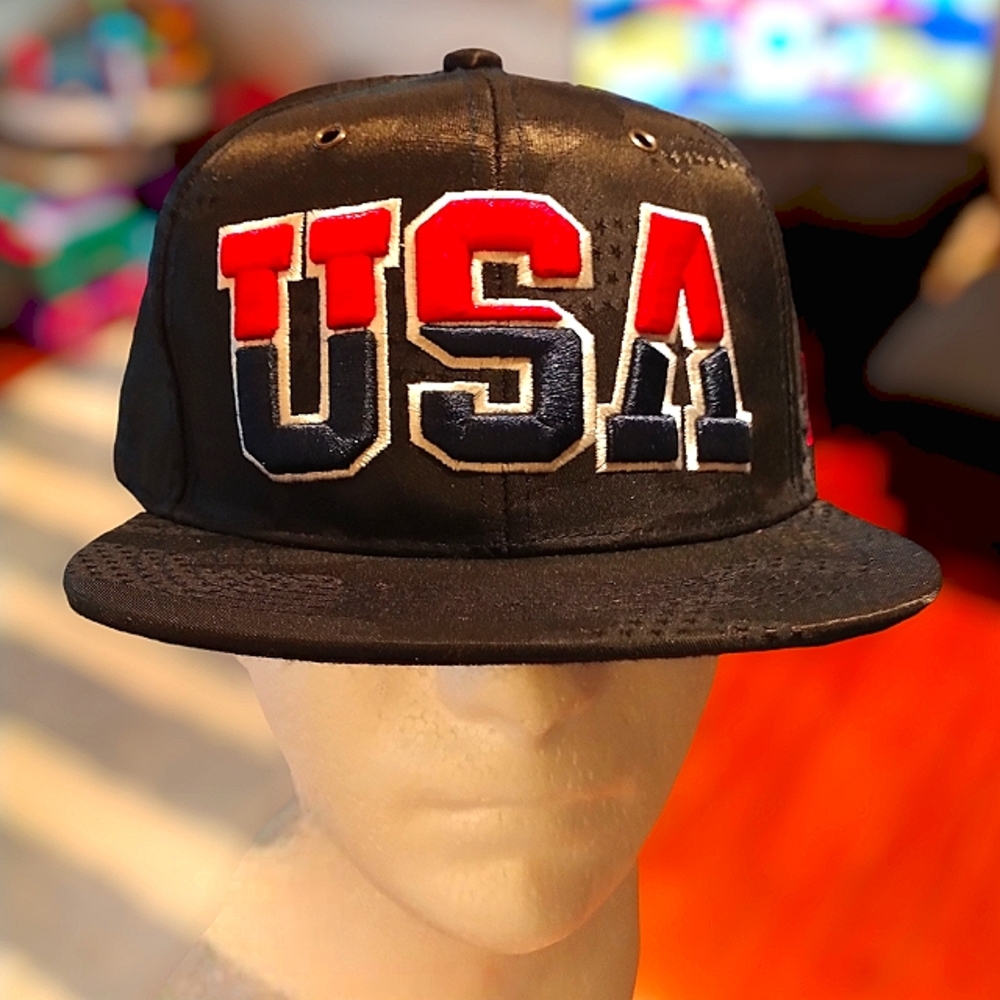 Zion Midnight Navy U.S.A. 🇺🇸 Veteran Patriot Series Premium Snapback - Picture 1 of 3